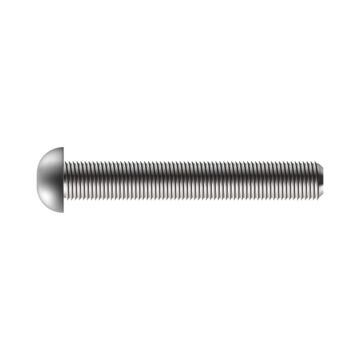 Pan head screw chrome plated steel