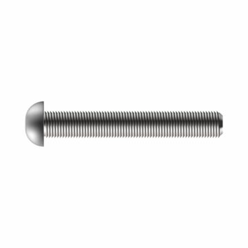 Pan head screw chrome-plated steel M5 x 100