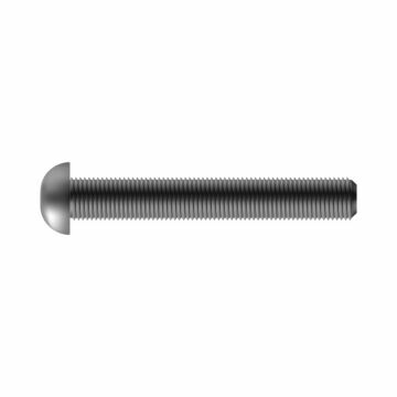 Pan head screw nickel-plated steel M5 x 100