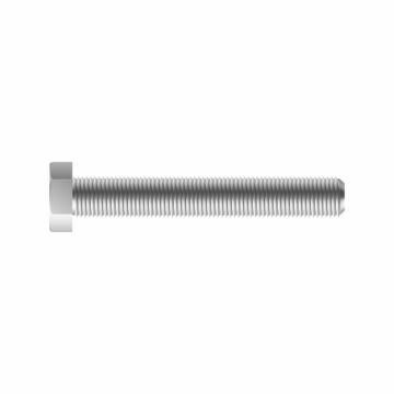 A4 stainless steel hex head screw M8 x 75